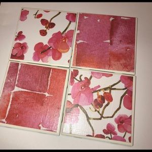 Handmade ceramic coasters